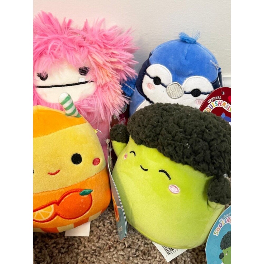 Squishmallows Plush Lot of 8 Mixed Characters Food Animals Cute Soft Stuffed Toy - Picture 3 of 8